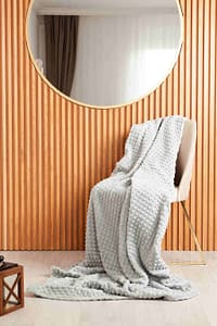 Plišano ćebe ALDEA - Grey