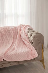 Plišano ćebe ALDEA - Pudra