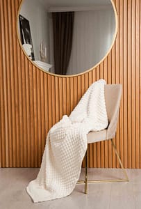 Plišano ćebe ALDEA - Ivory